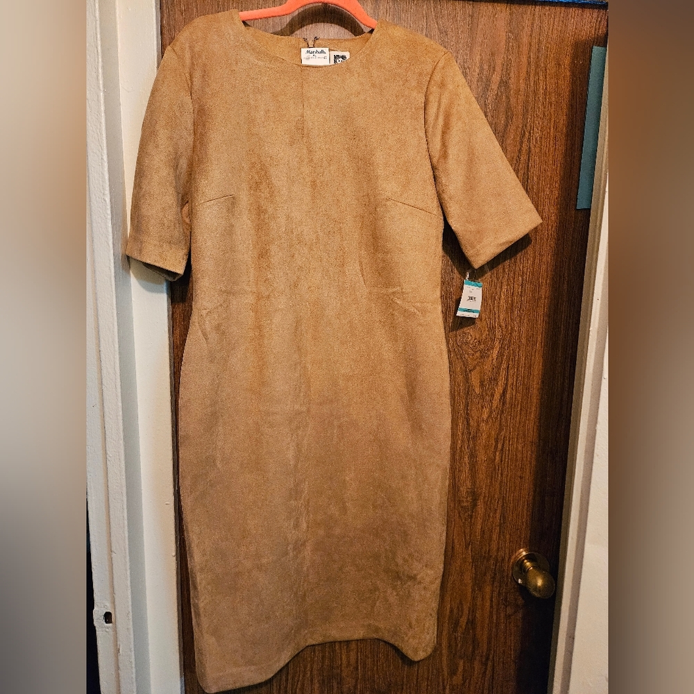 Elegant Tan/brown Dress